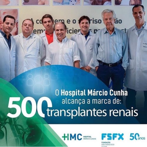 HMC alcança marca de 500 transplantes renais